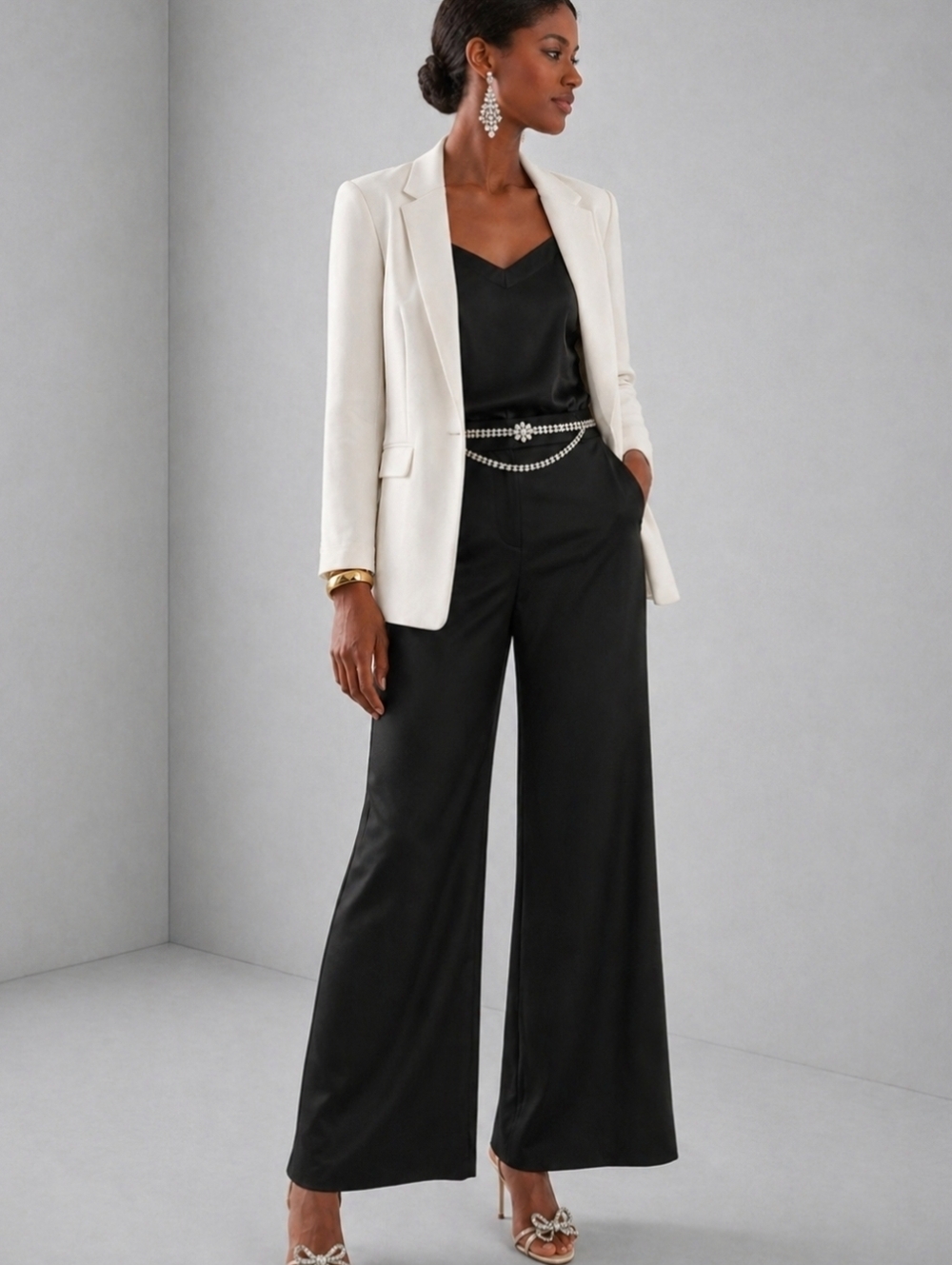 TAHARI White Tailored Women's Blazer Jacket Size 8 NEW